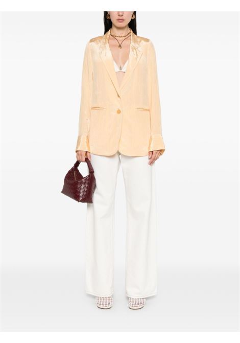 Blazer in raso in giallo Forte forte - donna FORTE FORTE | 138550089